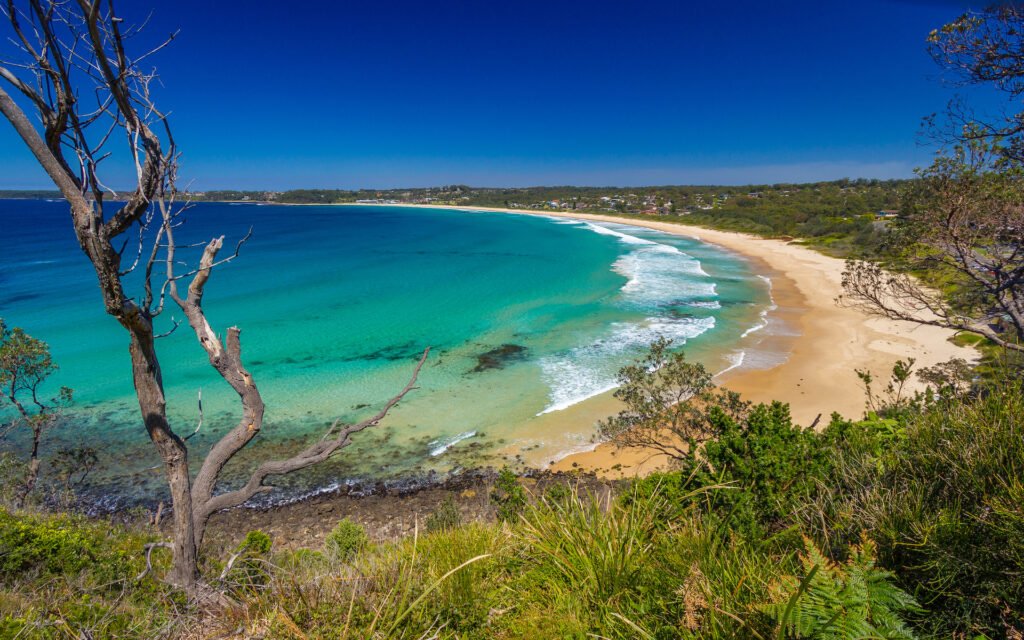 A Beautiful shot of the Mollymook beach in the Shoalhaven